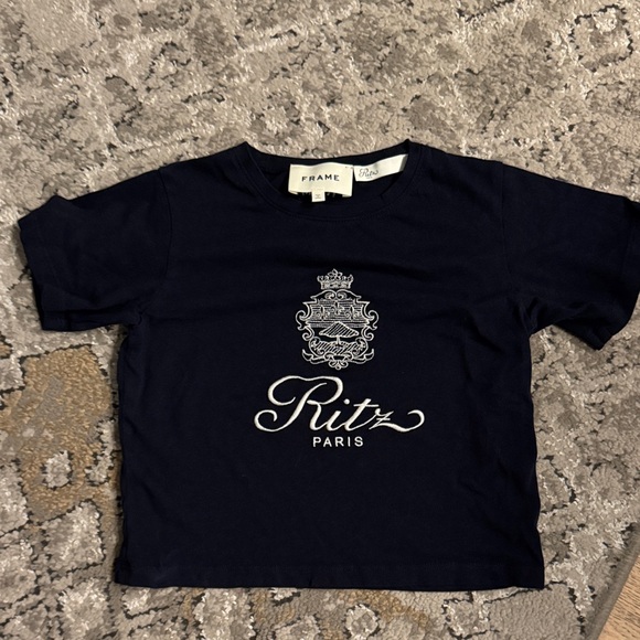 Frame Denim Other - Frame Denim Kids Dark Blue Ritz Paris Tee